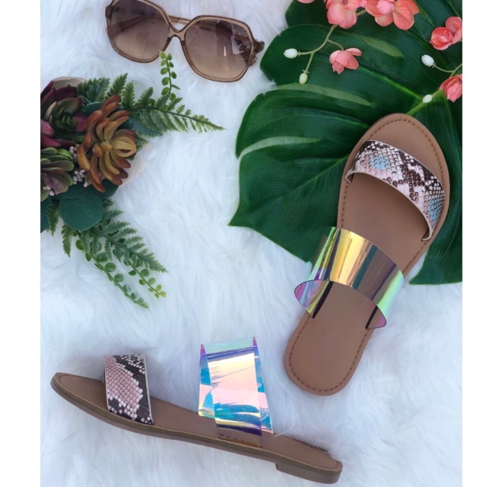 Double Strap Snake Style Sandals